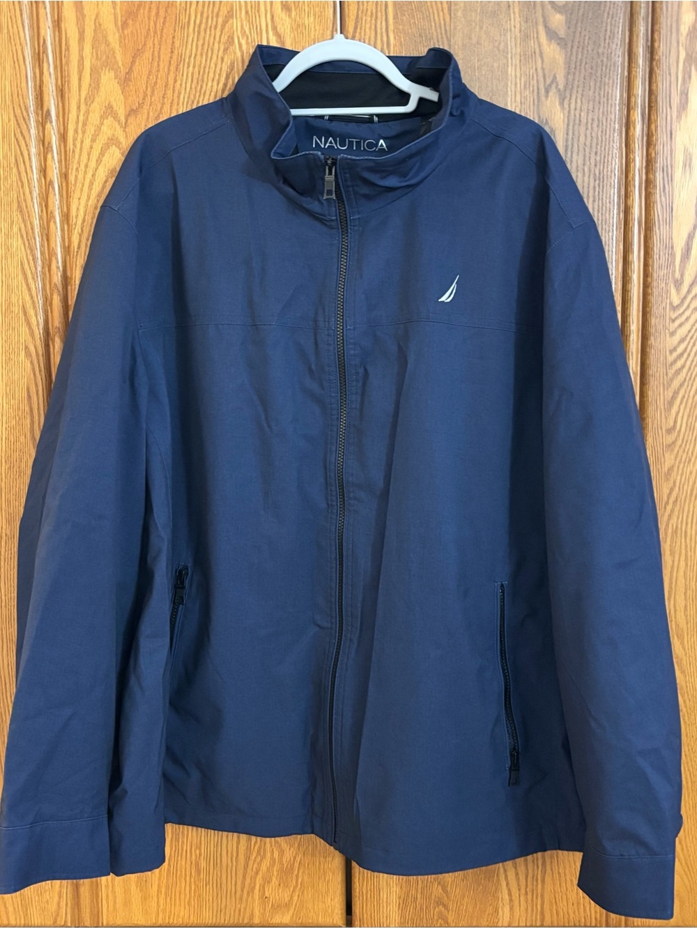 Nautica Navy Lightweight Full-Zip Windbreaker Jacket XXL